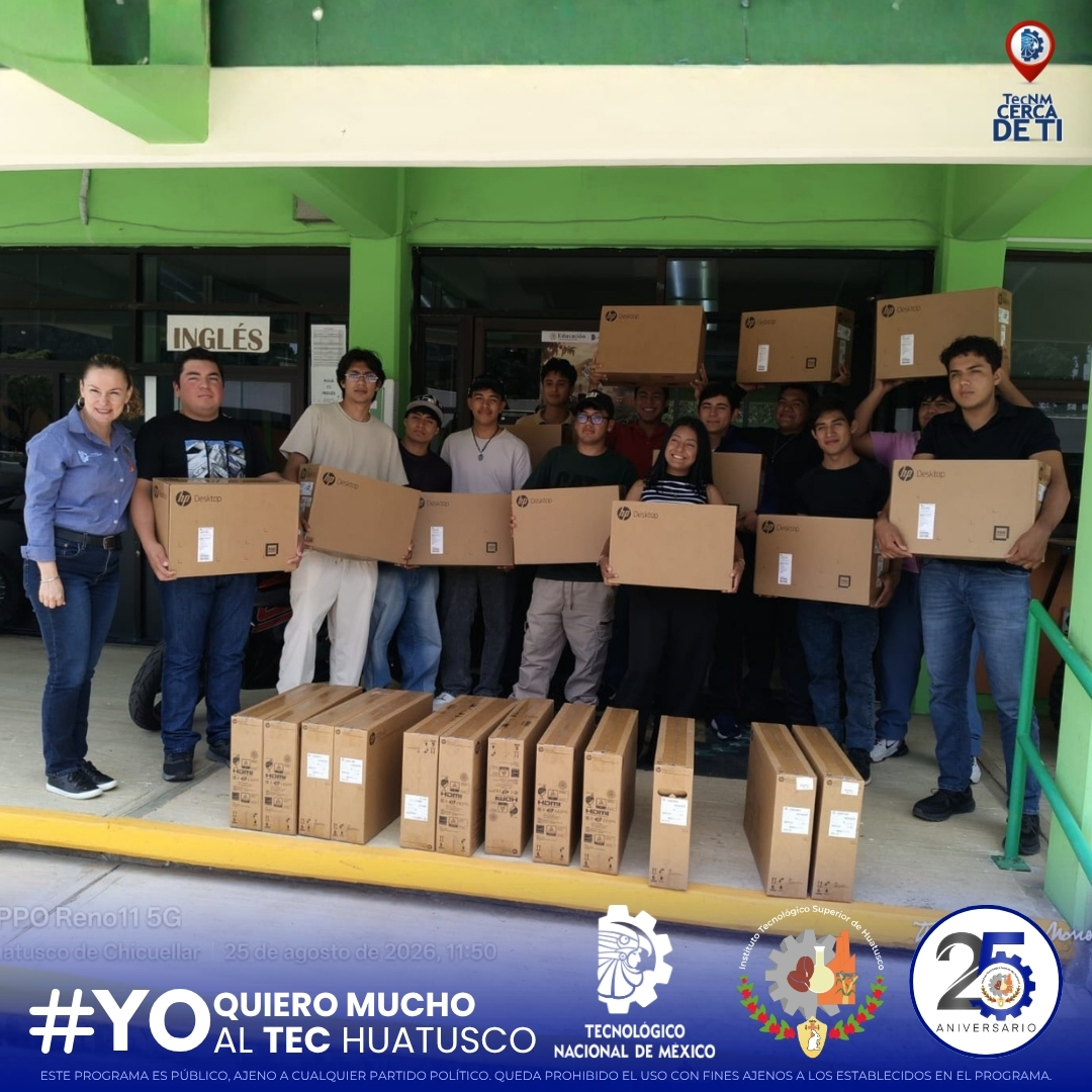 Estudiantes de Ingeniería Civil reciben equipo de cómputo en el ITSH